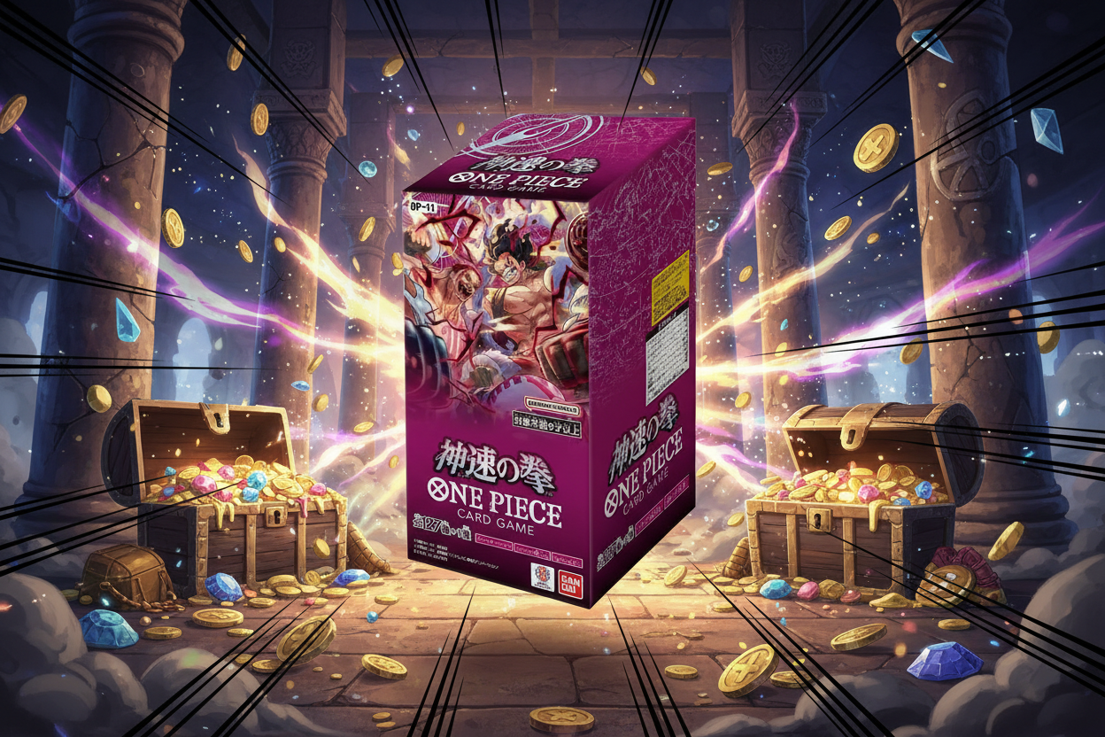 One Piece Japanese Booster Box Op-11, Fist of Divine Speed Booster Box