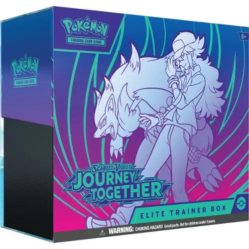 "Pokémon TCG Scarlet & Violet Journey Together Elite Trainer Box met accessoires en booster packs – officiële Pokémon verzamelbox"