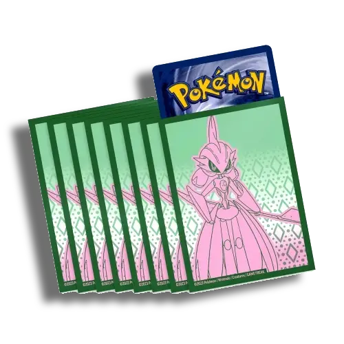 Originele Pokemon Sleeves - Pokemon Paradox rift - Iron Valiant 65 sleeves