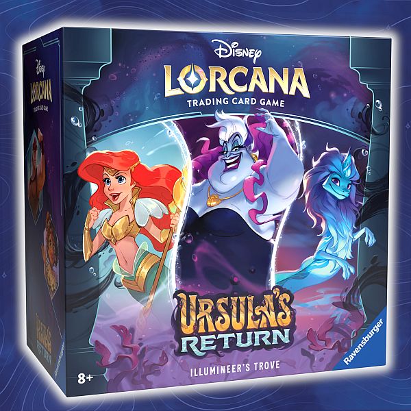 Disney Lorcana TCG: Set 4 - Ursula's Return - Illumineer's Trove (8 Booster Packs)
