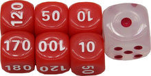 Pokemon Clear & Red Damage Counter Dice