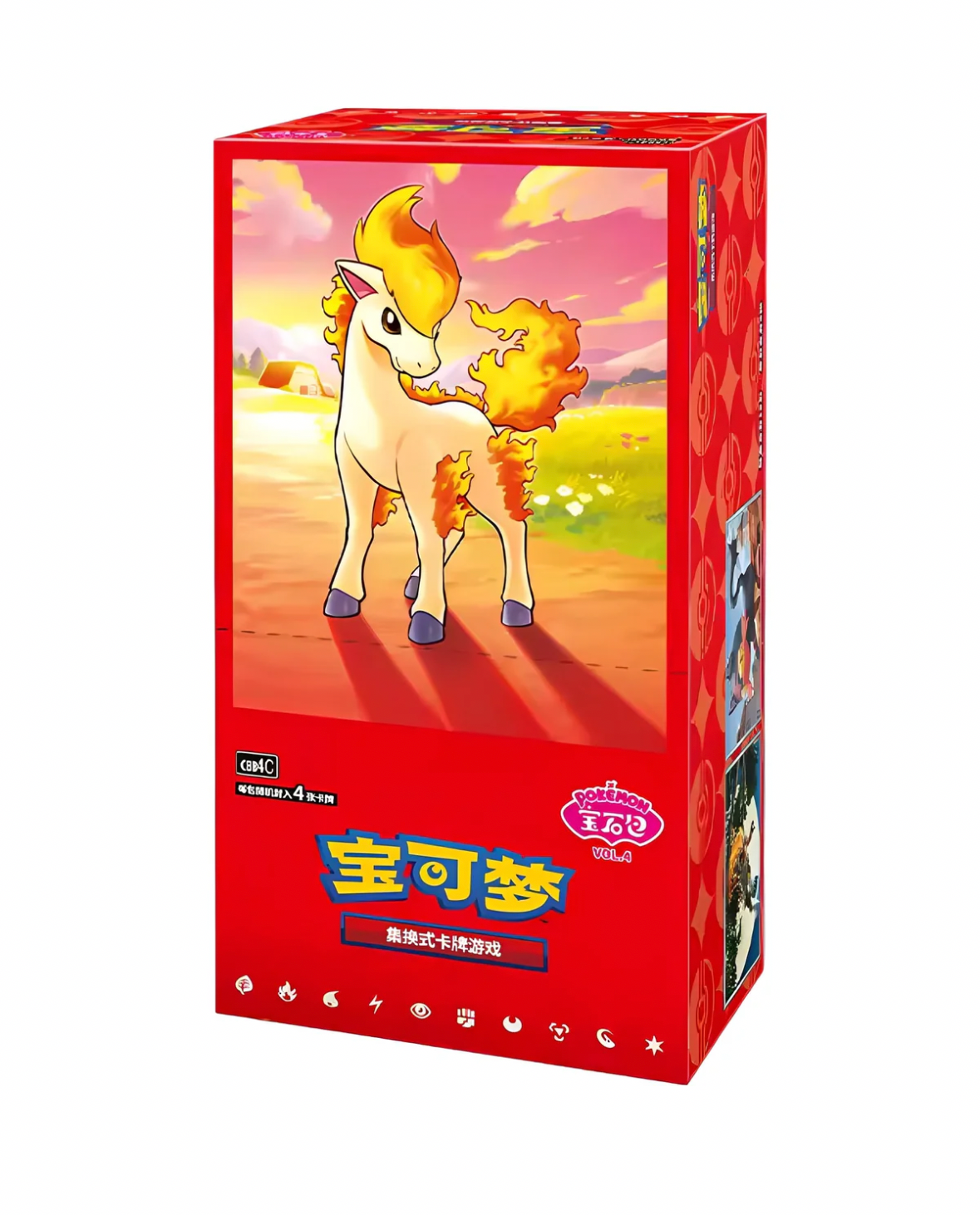 Pokémon TCG GEM 4 Box Chinese