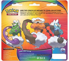 "Pokémon TCG 2 Pack Enhanced Blister featuring holo promo card of Tornadus, Thundurus, or Landorus with two booster packs in official English packaging."